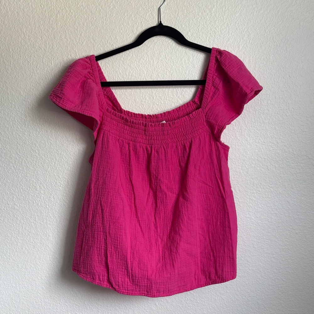 SOLD - J. Crew Pink Women's Top